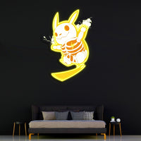 Pikachu UV Baskılı Neon, Neon Duvar Sanatı, Pokemon Neon Işık Tabelası, Özel Neon Tabela, UV Baskı Neon Tabela, Akrilik Neon Tabela, Yeni Eve Taşınma Hediyeleri UV30