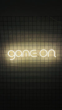 Game On Neon Duvar Dekorasyonu