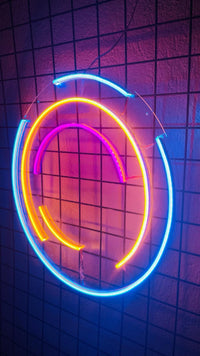 Circle Neon Duvar Dekorasyonu