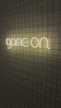 Game On Neon Duvar Dekorasyonu