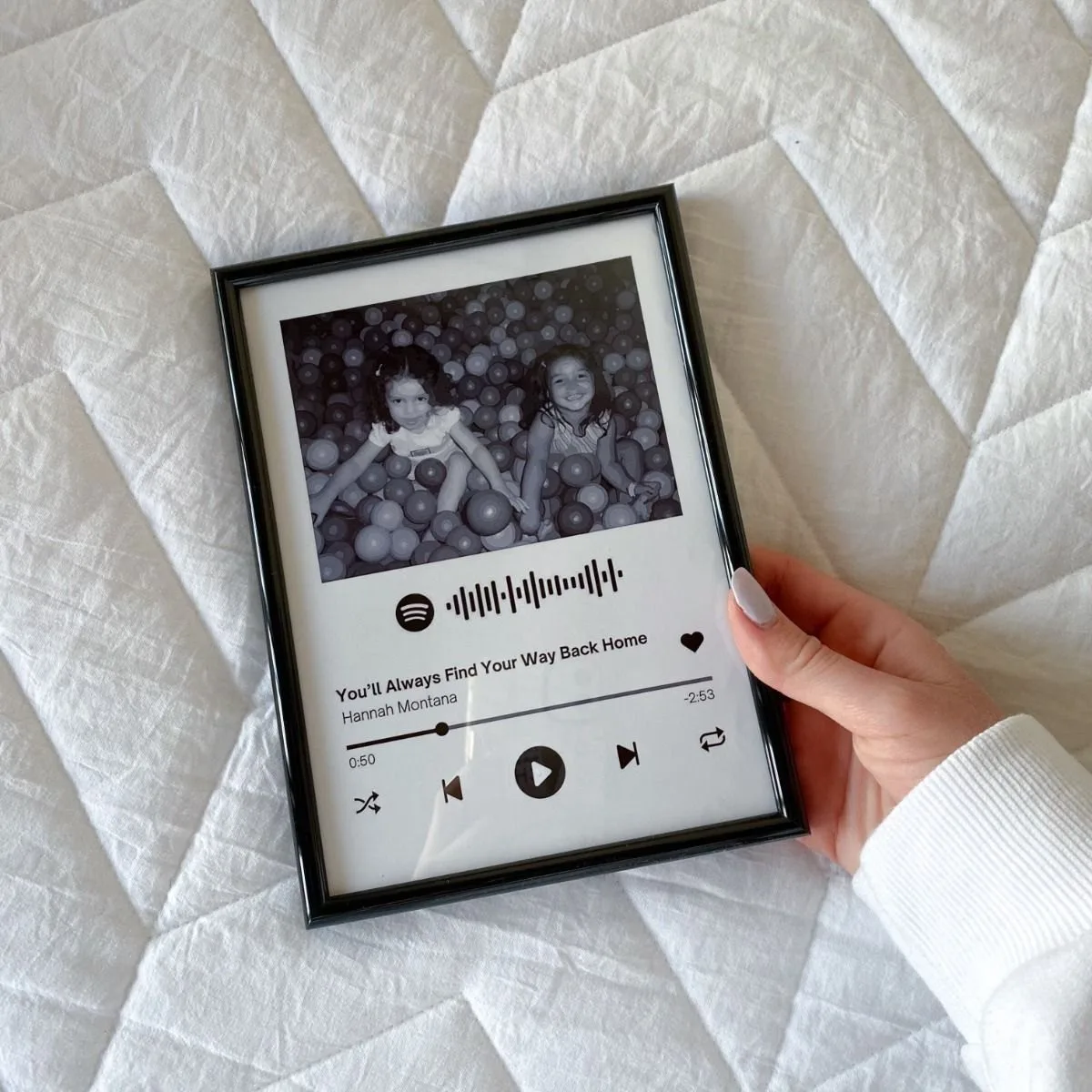 Kişiye Özel Spotify Şarkı Çerçevesi – Fotoğraflı Pleksi Müzik Tablosu — görsel 6