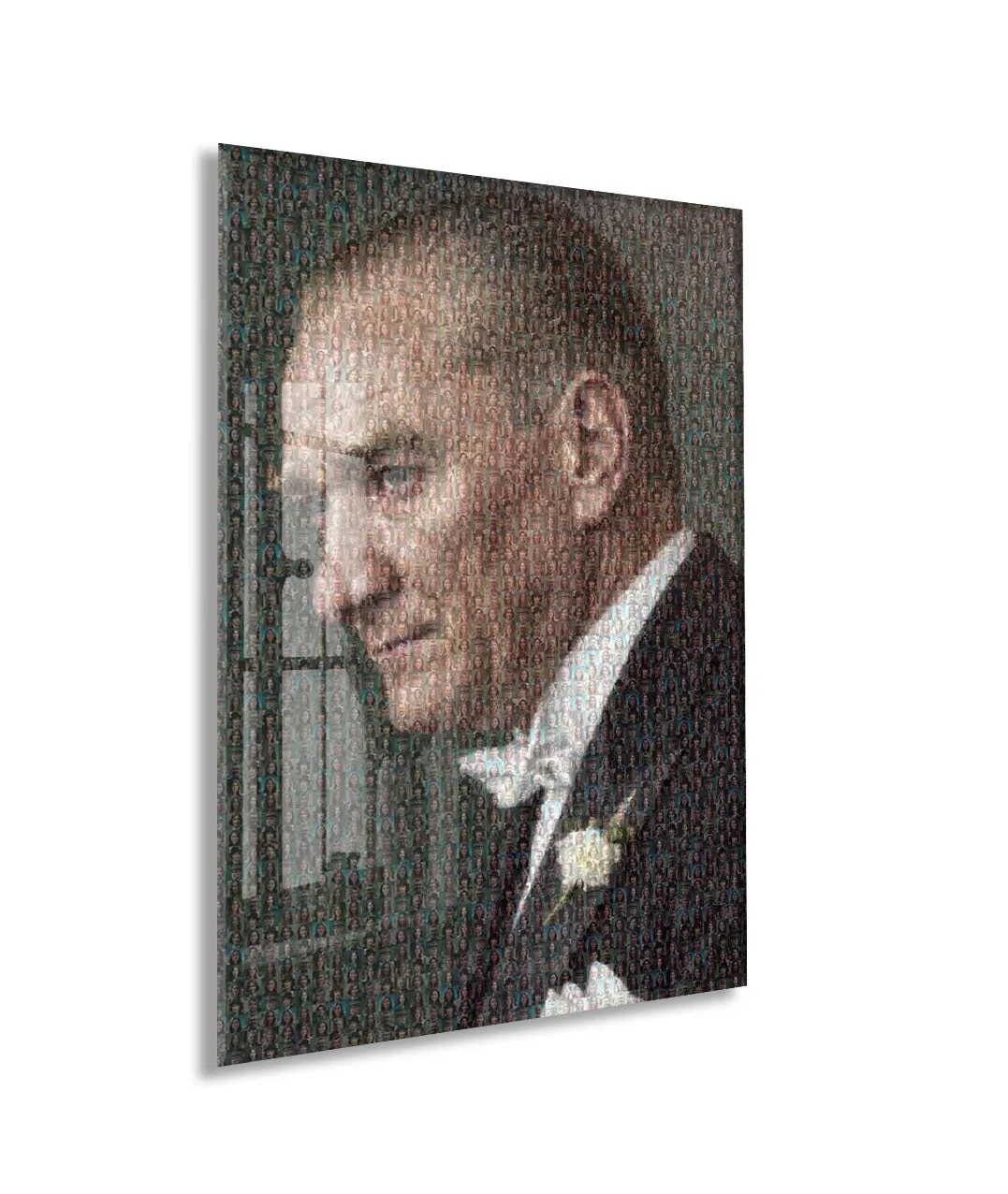 Mustafa Kemal Atatürk | Modern Cam Tablo-PeonyAta108 — görsel 1