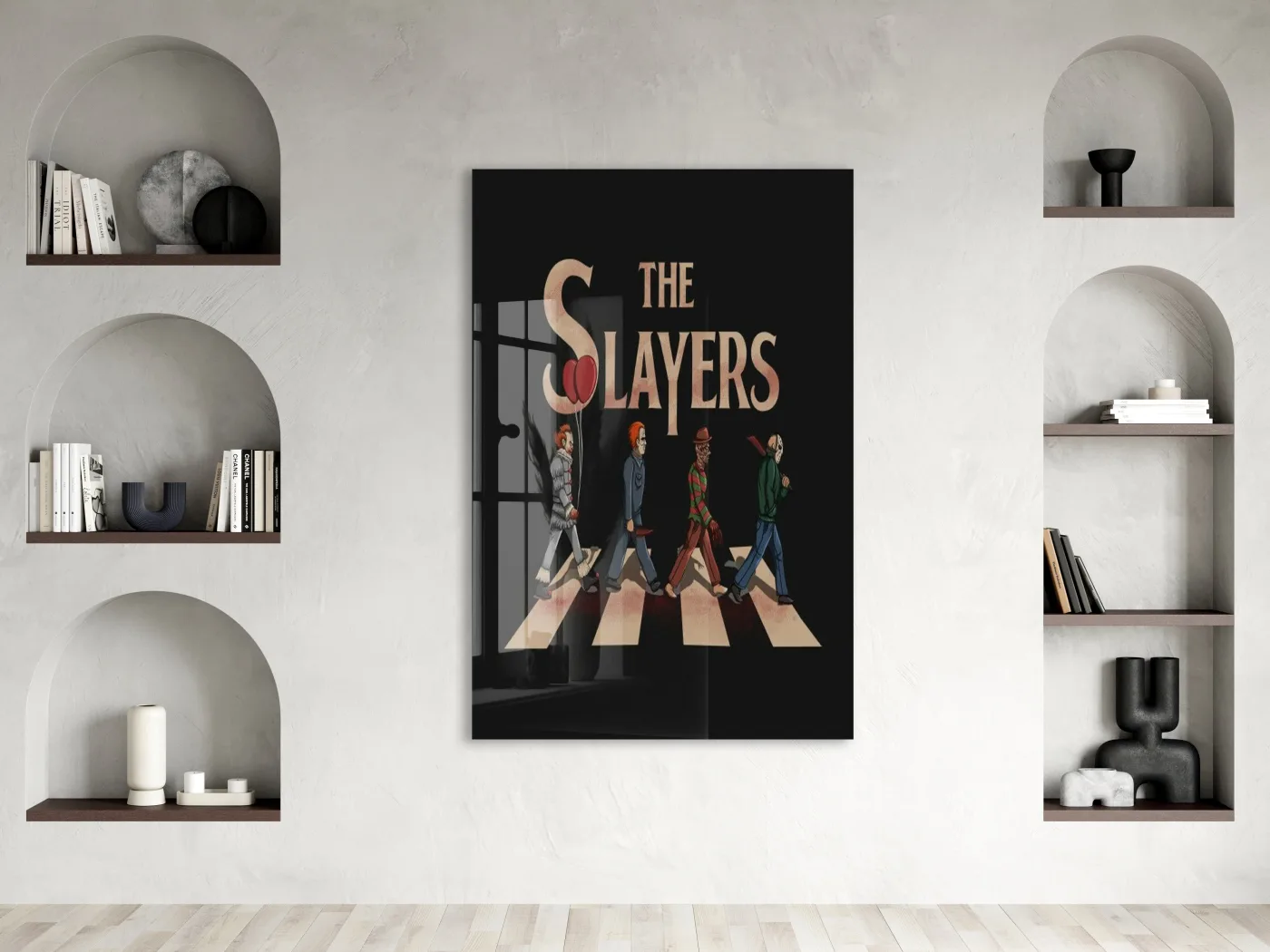 The Slayers Karakter Temalı Kanvas Tablo – Korku Figürlü Retro Duvar Dekoru- Peony104 — görsel 3