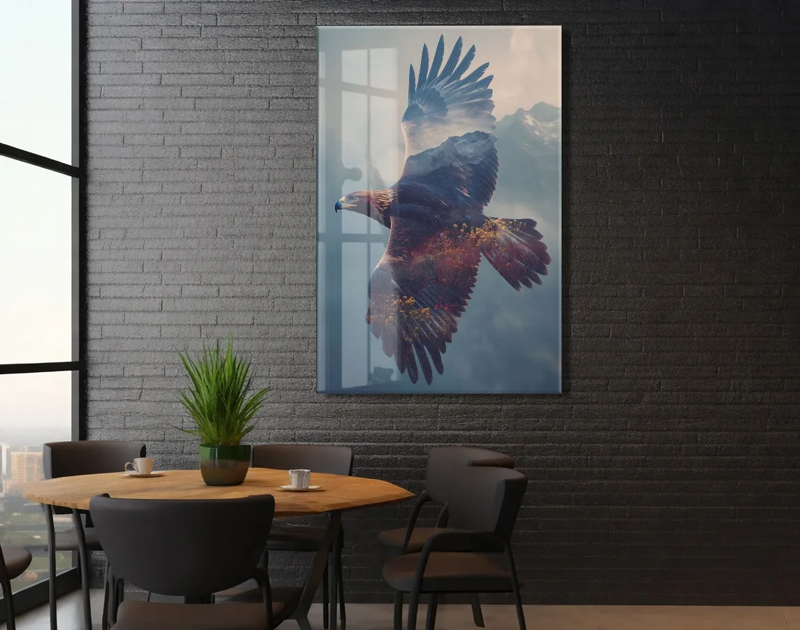 Uçan Kartal Duvar Tablosu – Dağ Manzaralı Modern Tasarım - Peony116 — görsel 6