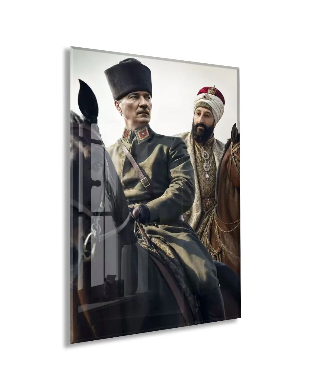 Mustafa Kemal Atatürk  | Modern Cam Tablo-PeonyAta101 — görsel 1
