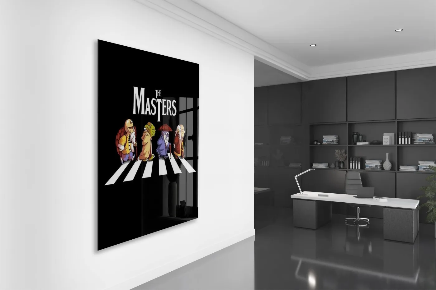 Legendary Masters Crosswalk Poster – Humorous Retro Style Wall Decor – Gift for Movie & Sci-Fi Fans - Peony100 — görsel 5