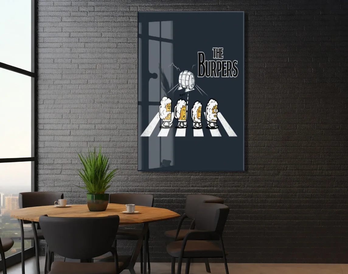 The Burpers Mizahi Duvar Tablosu – Bira Temalı Yaya Geçidi Parodi Tasarım- Peony105 — görsel 6