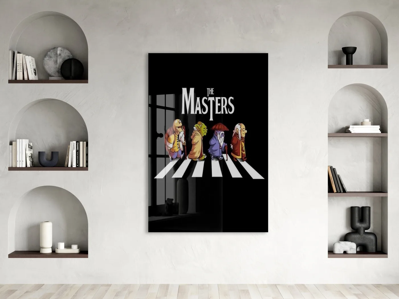 Legendary Masters Crosswalk Poster – Humorous Retro Style Wall Decor – Gift for Movie & Sci-Fi Fans - Peony100 — görsel 3