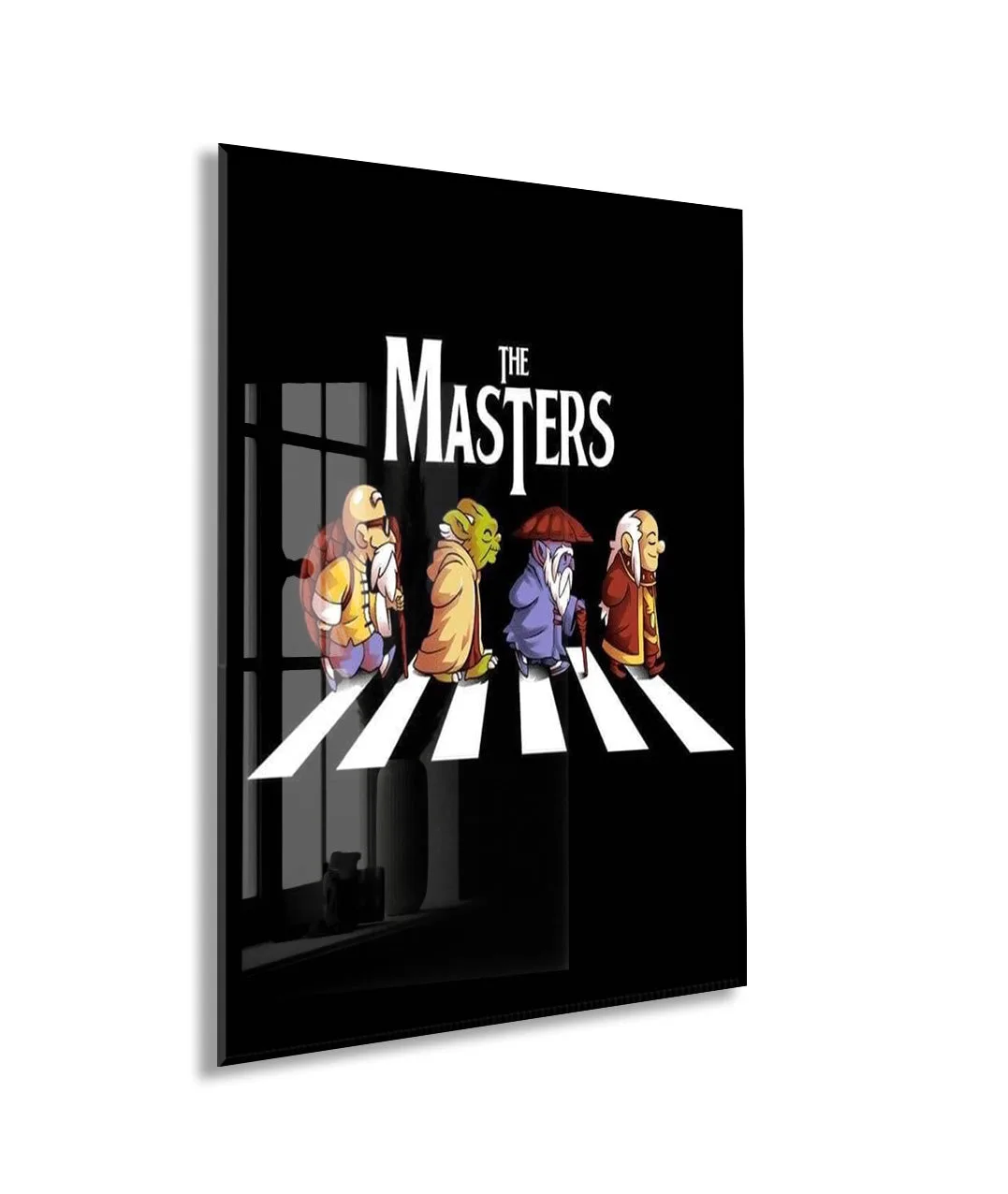 Legendary Masters Crosswalk Poster – Humorous Retro Style Wall Decor – Gift for Movie & Sci-Fi Fans - Peony100 — görsel 1