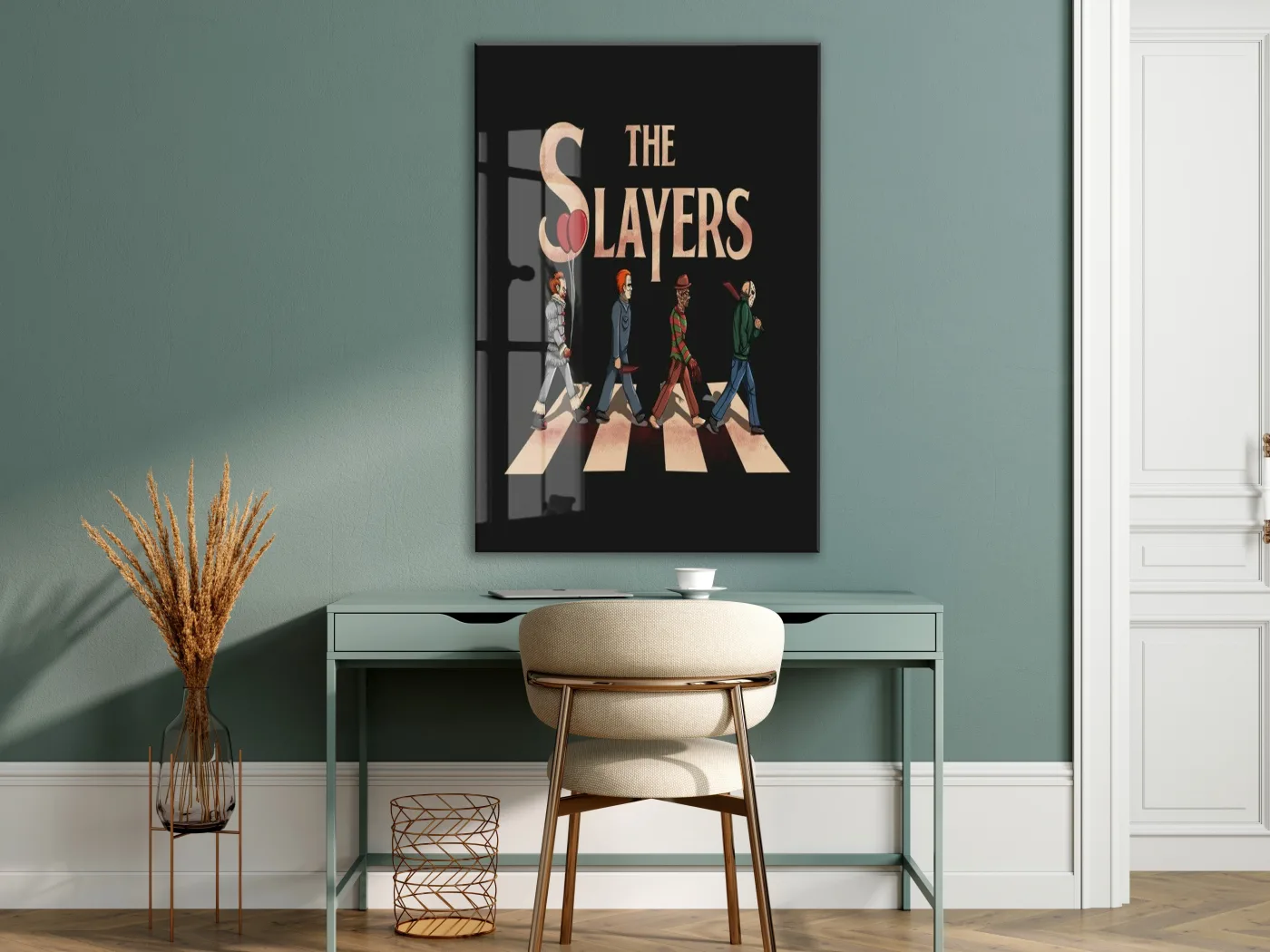 The Slayers Karakter Temalı Kanvas Tablo – Korku Figürlü Retro Duvar Dekoru- Peony104 — görsel 7