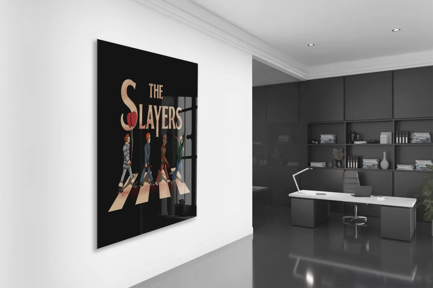 The Slayers Karakter Temalı Kanvas Tablo – Korku Figürlü Retro Duvar Dekoru- Peony104 — görsel 5