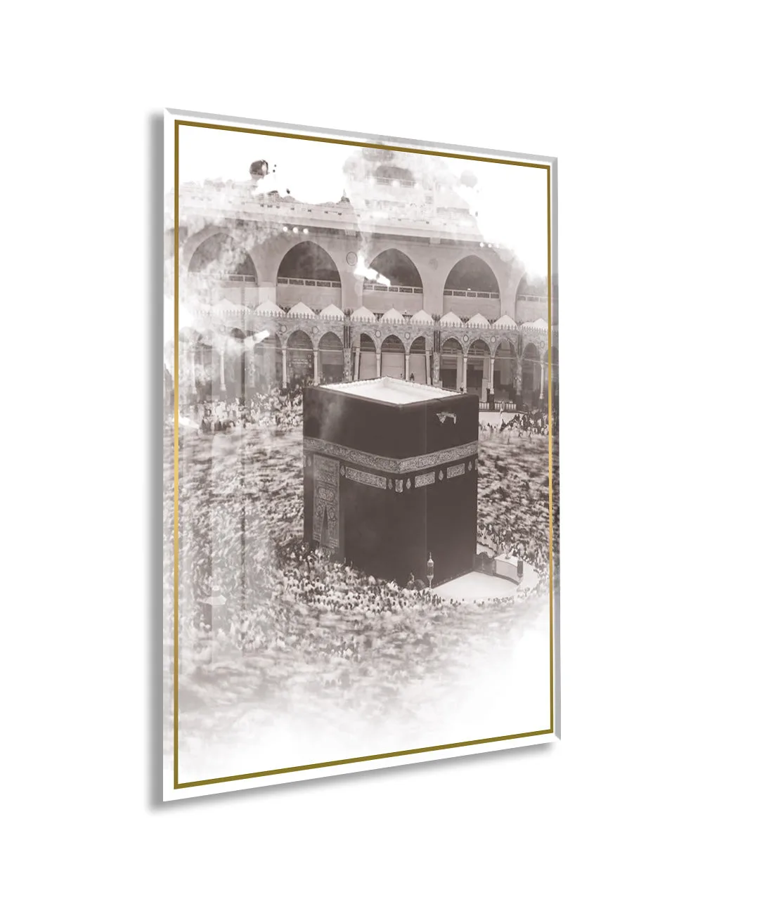 Kabe İslami Cam Tablo- PeonyDini058 — görsel 1