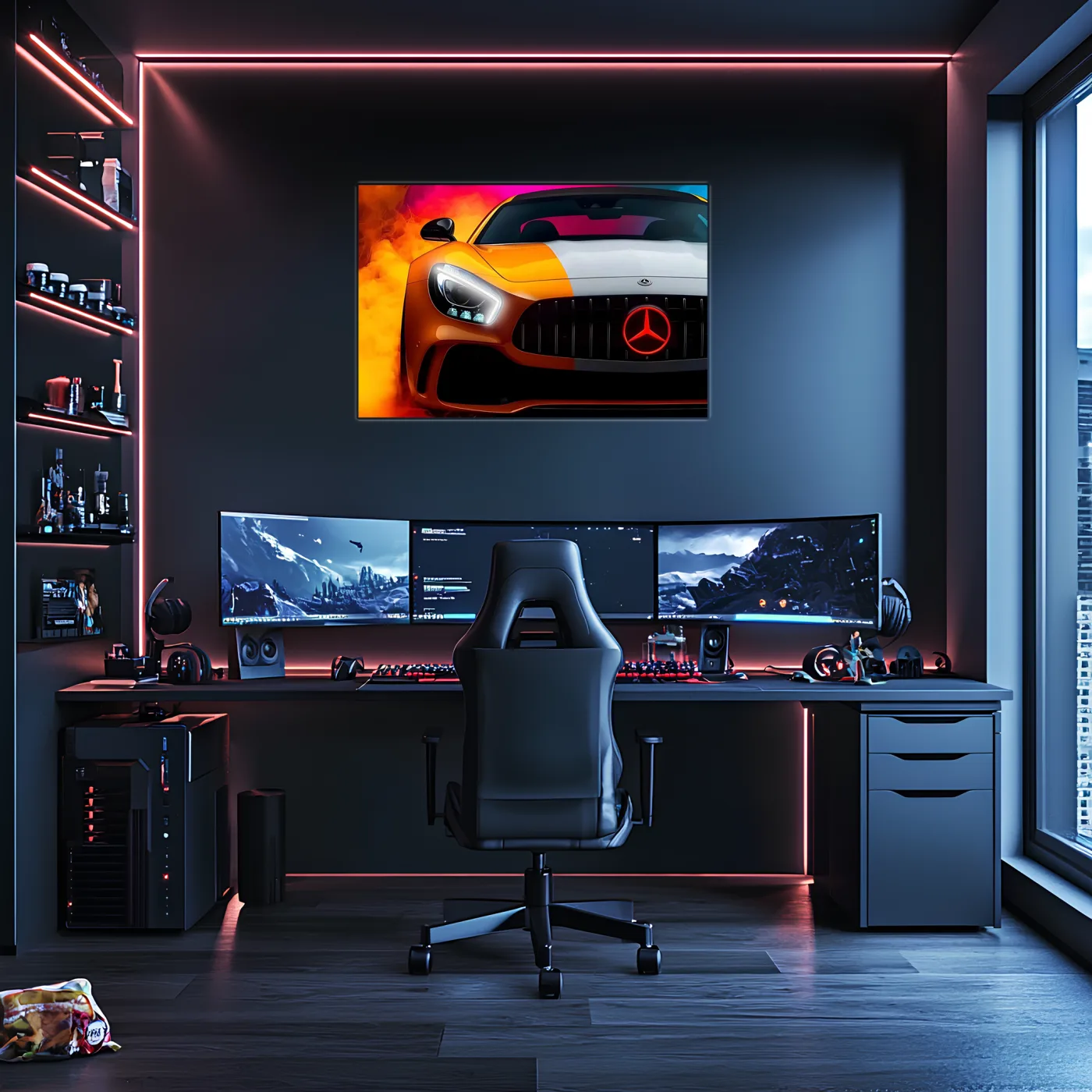 Pleksi Işıklı Tablo | Modern Ev ve Ofis Dekoru — görsel 4