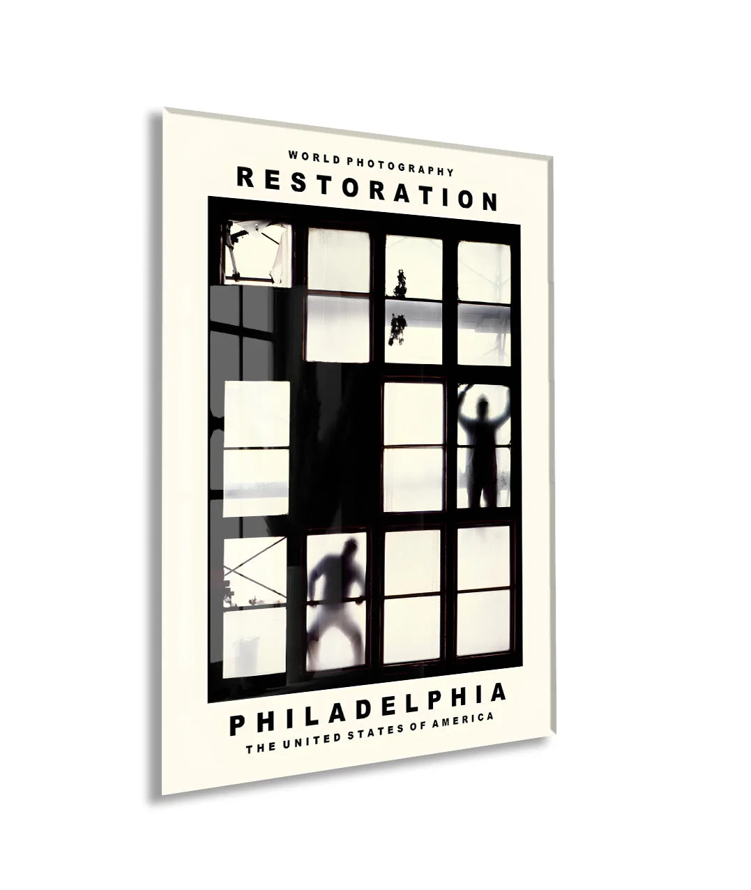 Philadelphia Fine Art Fotoğraf Cam Tablo | Modern Mimari ve Urban Photography UV Baskılı Temperli Cam Tablo - Peony164 — görsel 1