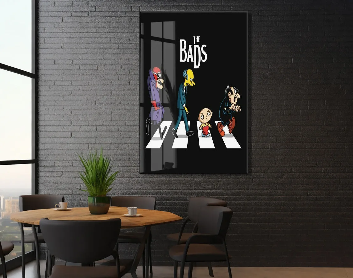 The Bads Mizahi Duvar Tablosu – İkonik Yaya Geçidi Parodi Tasarım- Peony101 — görsel 6