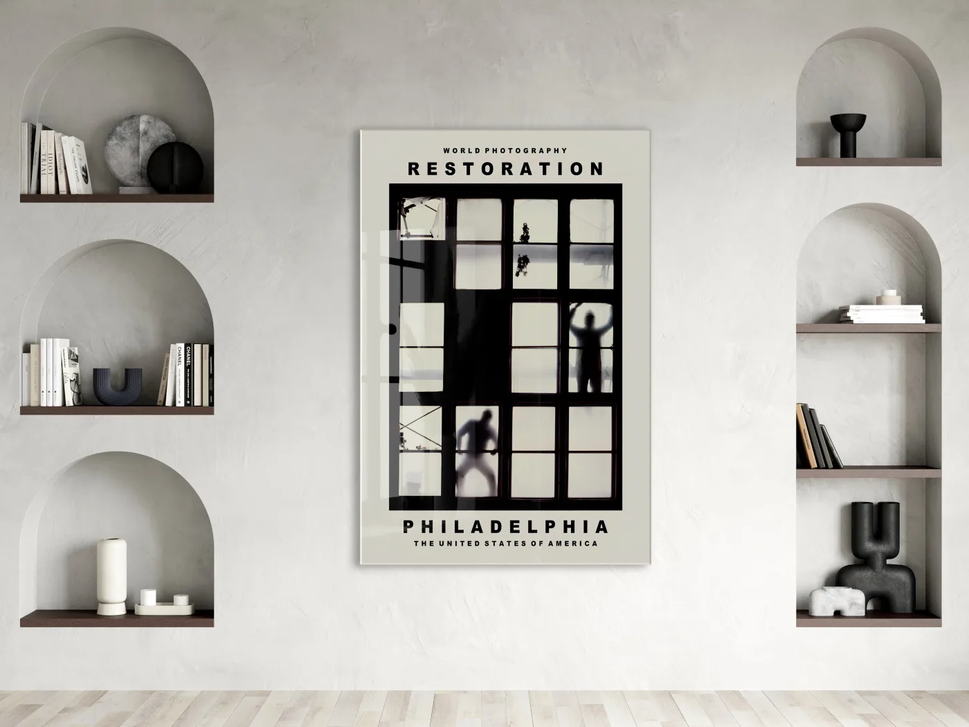 Philadelphia Fine Art Fotoğraf Cam Tablo | Modern Mimari ve Urban Photography UV Baskılı Temperli Cam Tablo - Peony164 — görsel 2