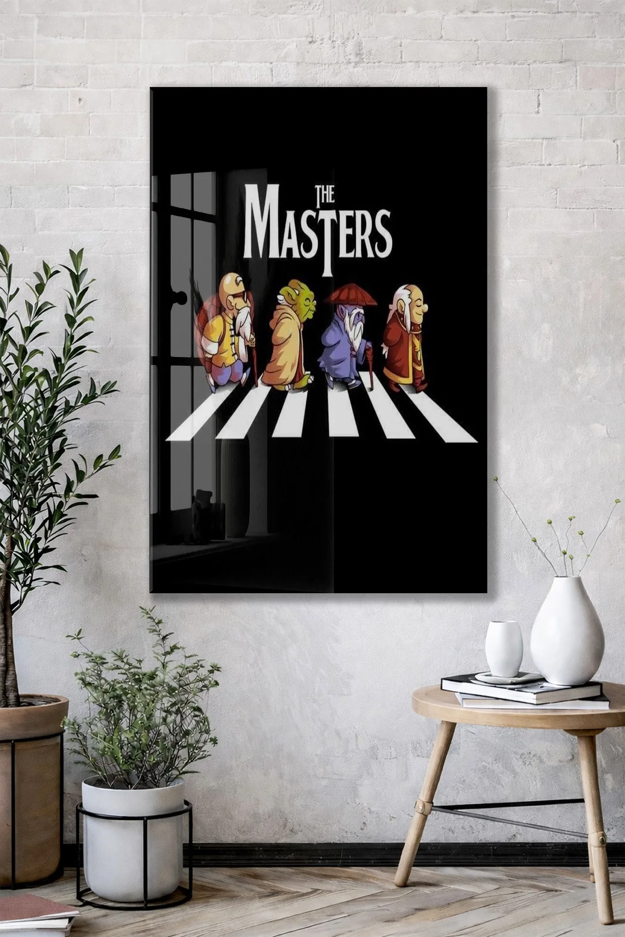 Legendary Masters Crosswalk Poster – Humorous Retro Style Wall Decor – Gift for Movie & Sci-Fi Fans - Peony100 — görsel 2