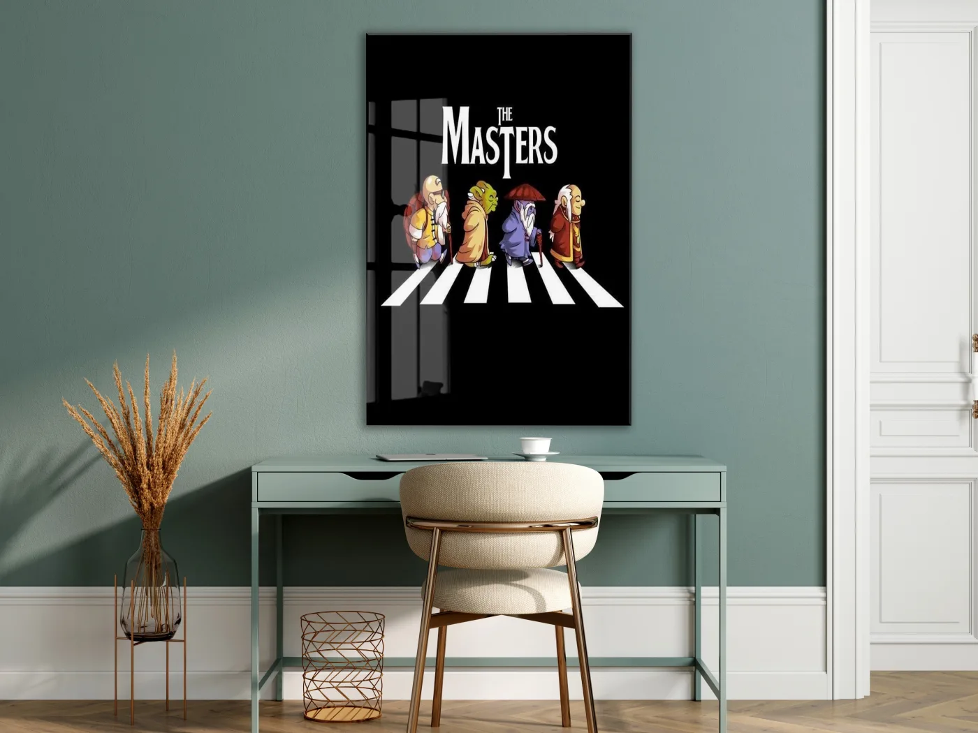Legendary Masters Crosswalk Poster – Humorous Retro Style Wall Decor – Gift for Movie & Sci-Fi Fans - Peony100 — görsel 7