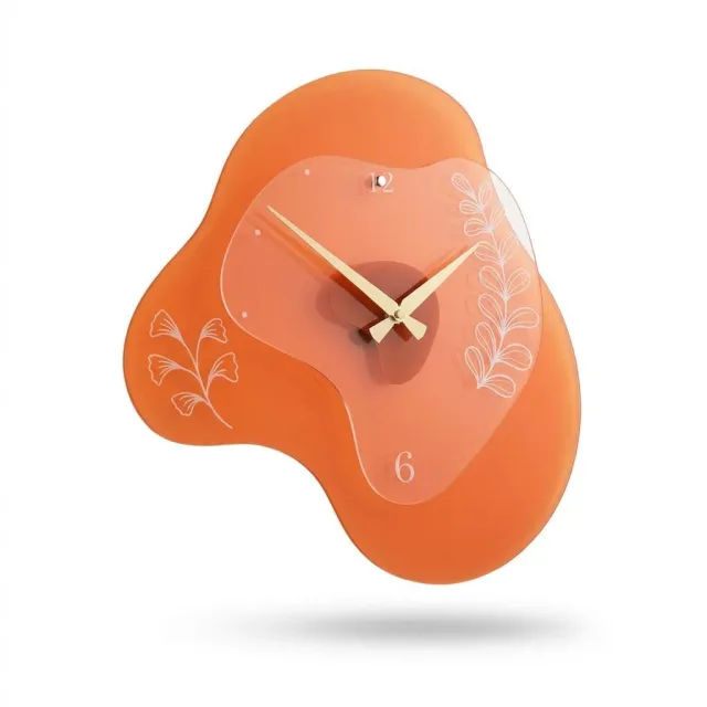 Solea | Pleksi Duvar Saati 40 cm | 2 Katmanlı UV Baskılı Modern Dekoratif Saat