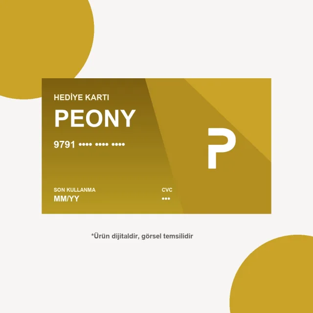 Peony Kart — Dijital Hediye Kartı